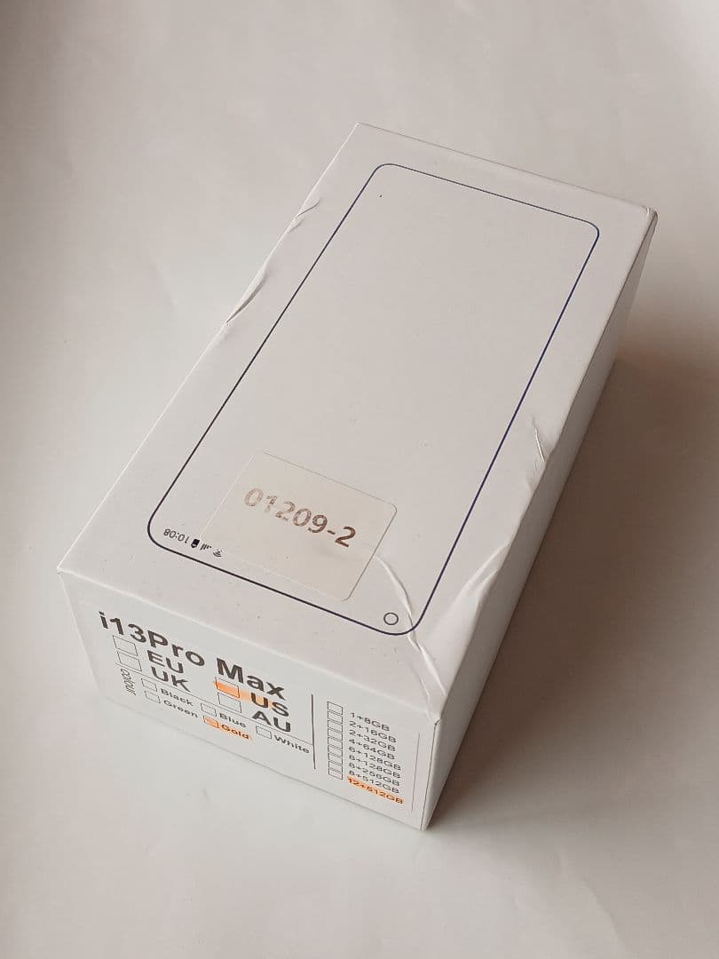 【新品未使用】i13 Pro スマートフォン 本体Gold 付属品あり