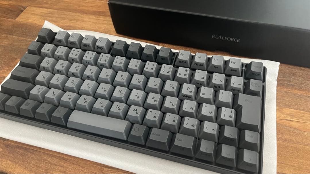 REALFORCE RC1 キーボード70％ブラック 日本語配列 キー荷重30g