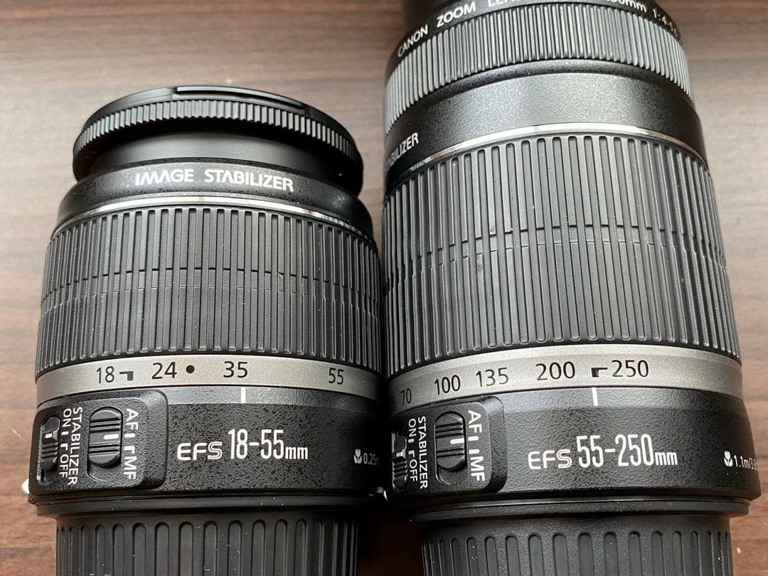 キヤノン Canon EOS Kiss X2 Wレンズキット　カメラバック付き！
