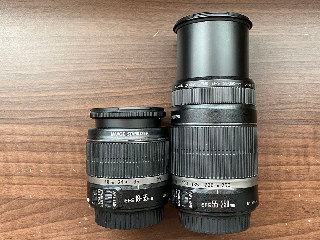 キヤノン Canon EOS Kiss X2 Wレンズキット　カメラバック付き！
