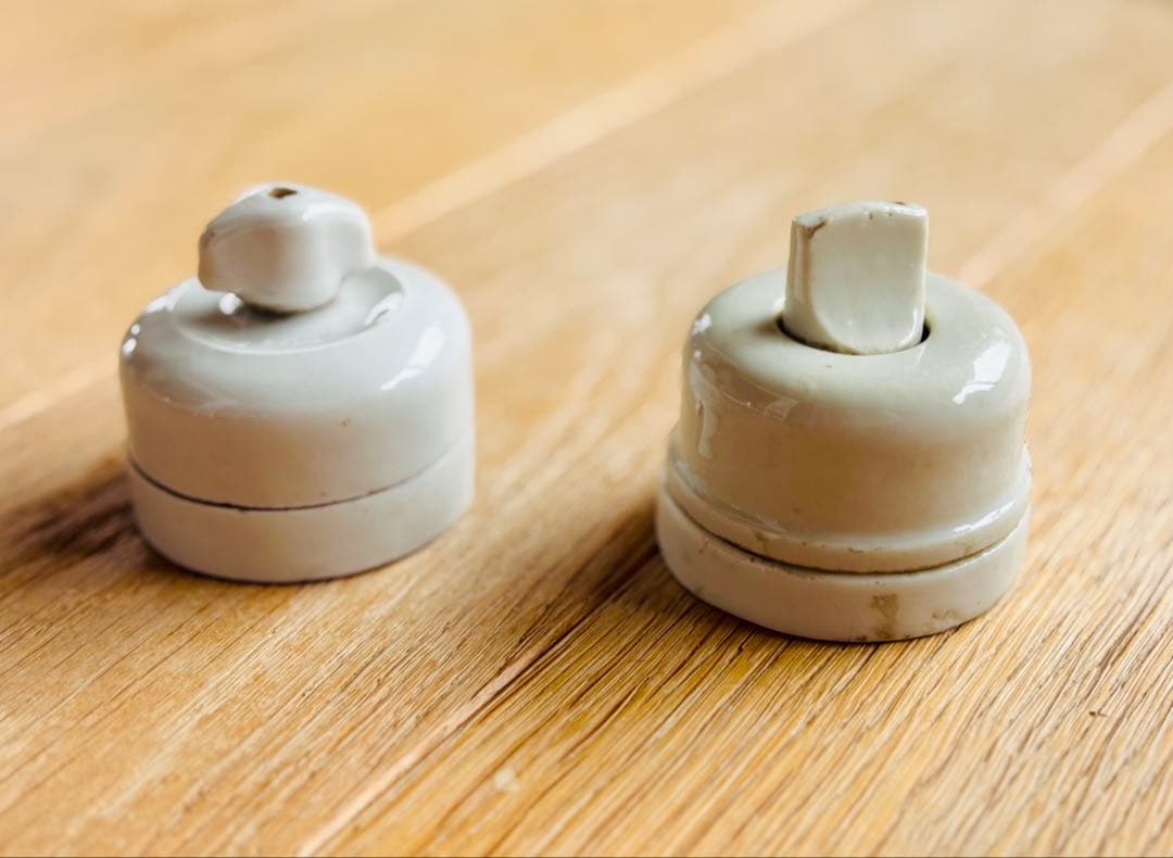 専用出品フランスアンティーク 磁器のスイッチ　4点セット