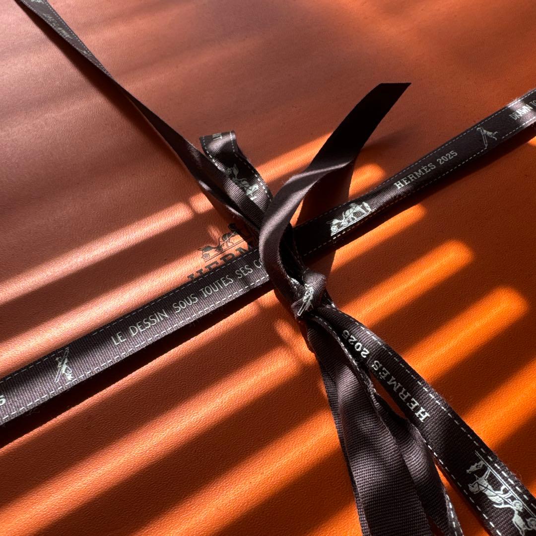HERMES バーキン ギフトボックス オレンジ色 大