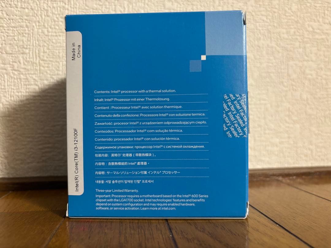 CPU intel core i3 12100F