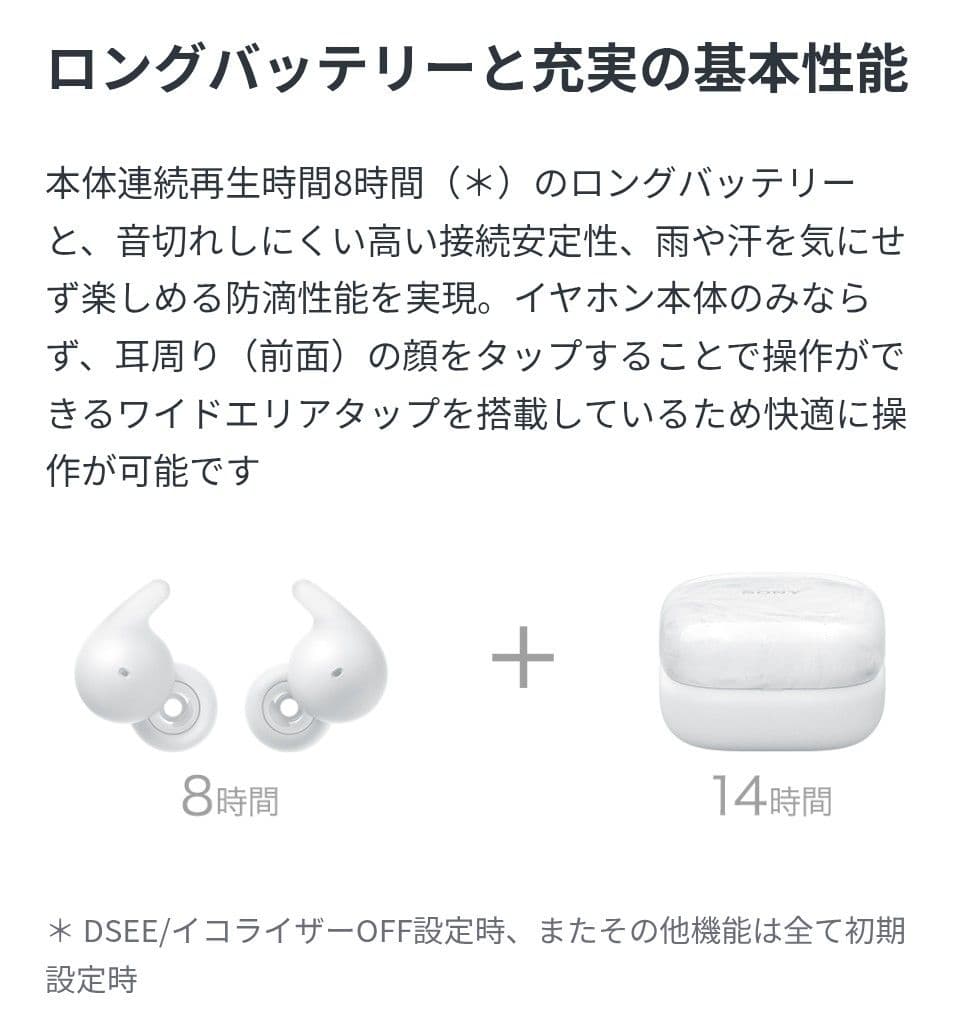 SONY LinkBuds Open ホワイト ソニー リンクバッツ オープン