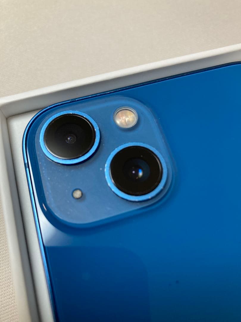 ＊iPhone 13 ブルー 128 GB SIMフリー　中古　本体　箱付き＊