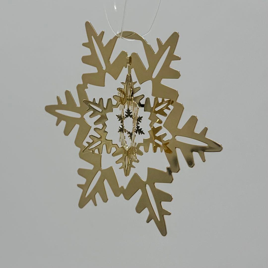   ジョージジェンセン クリスマスオーナメント 雪の結晶
