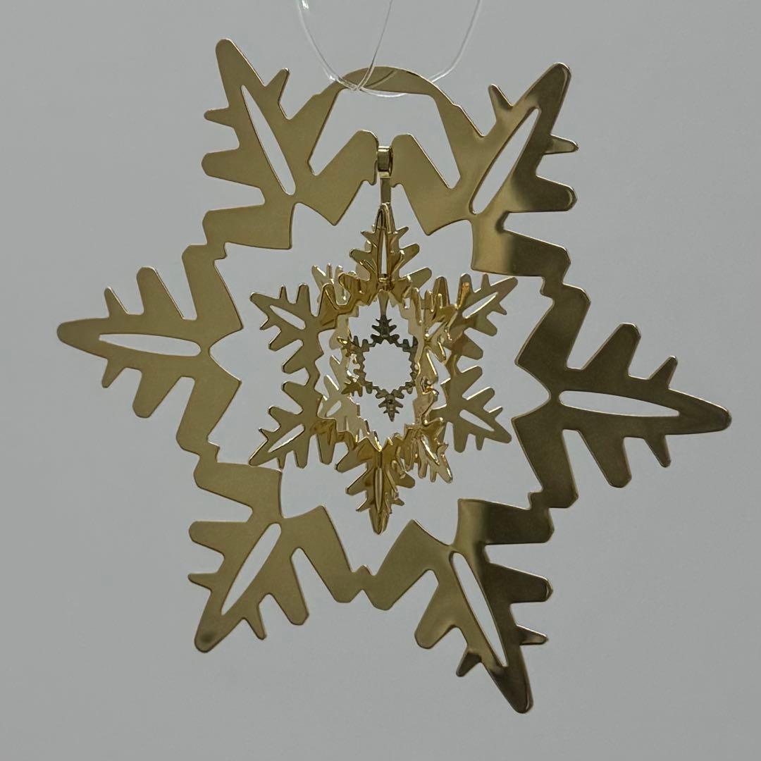   ジョージジェンセン クリスマスオーナメント 雪の結晶