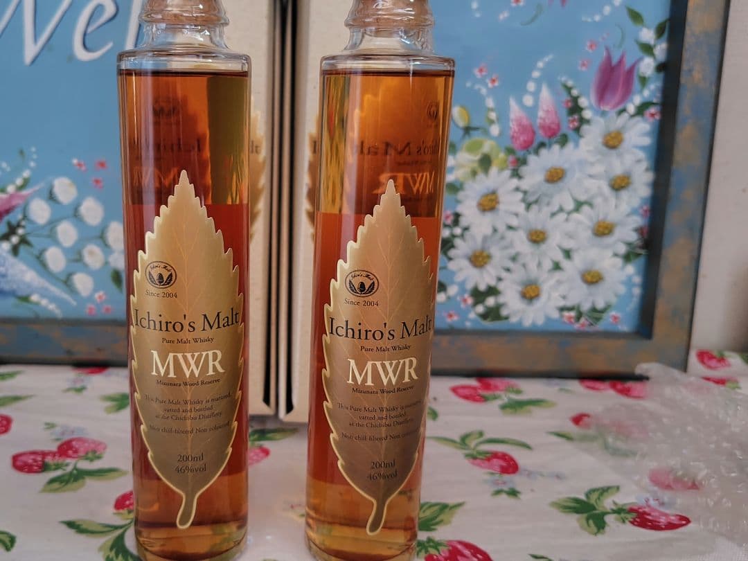 イチローズモルト ミズナラウッドリザーブ　ウイスキー　MWR 200ml 2本