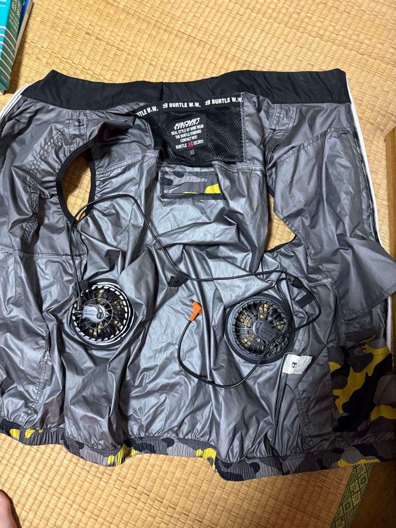 BURTLE AIRCRAFT 空調服 迷彩