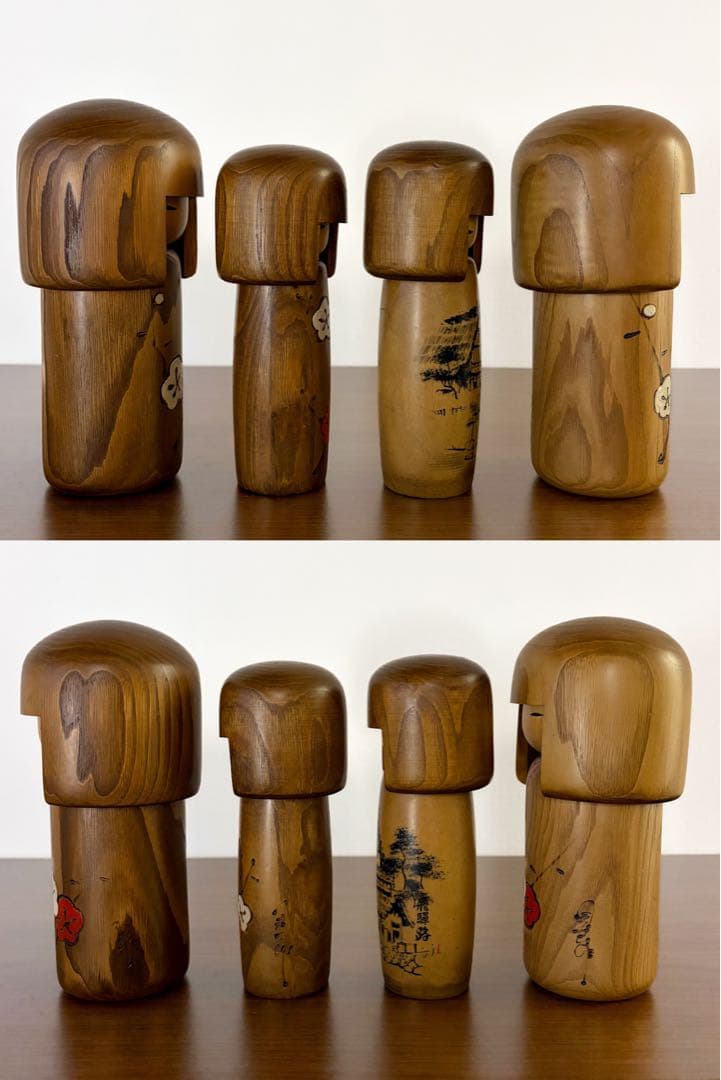 卯三郎 創作 こけし セット まとめ まとめて レトロ 可愛い kokeshi