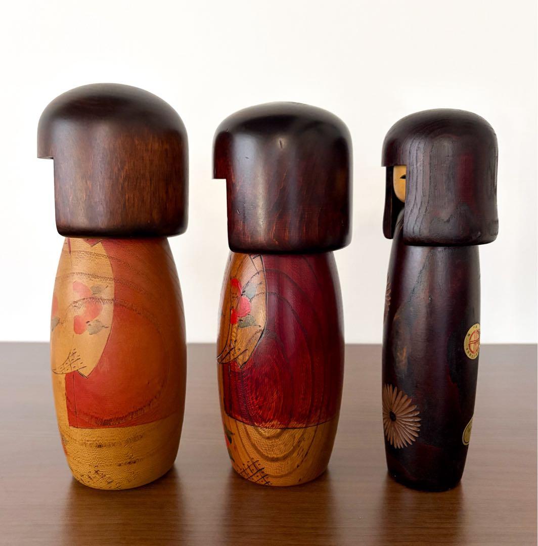 卯三郎 創作 こけし セット まとめ まとめて レトロ 可愛い kokeshi