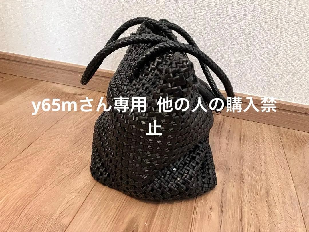 REN ゴートメッシュ・タッセルトート カラー 黒色 Black