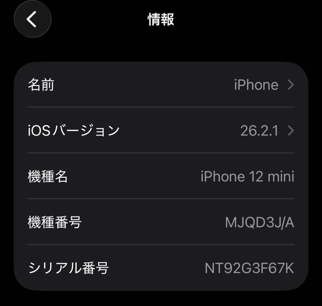 iPhone12 mini 128GB SIMフリー ケース付き