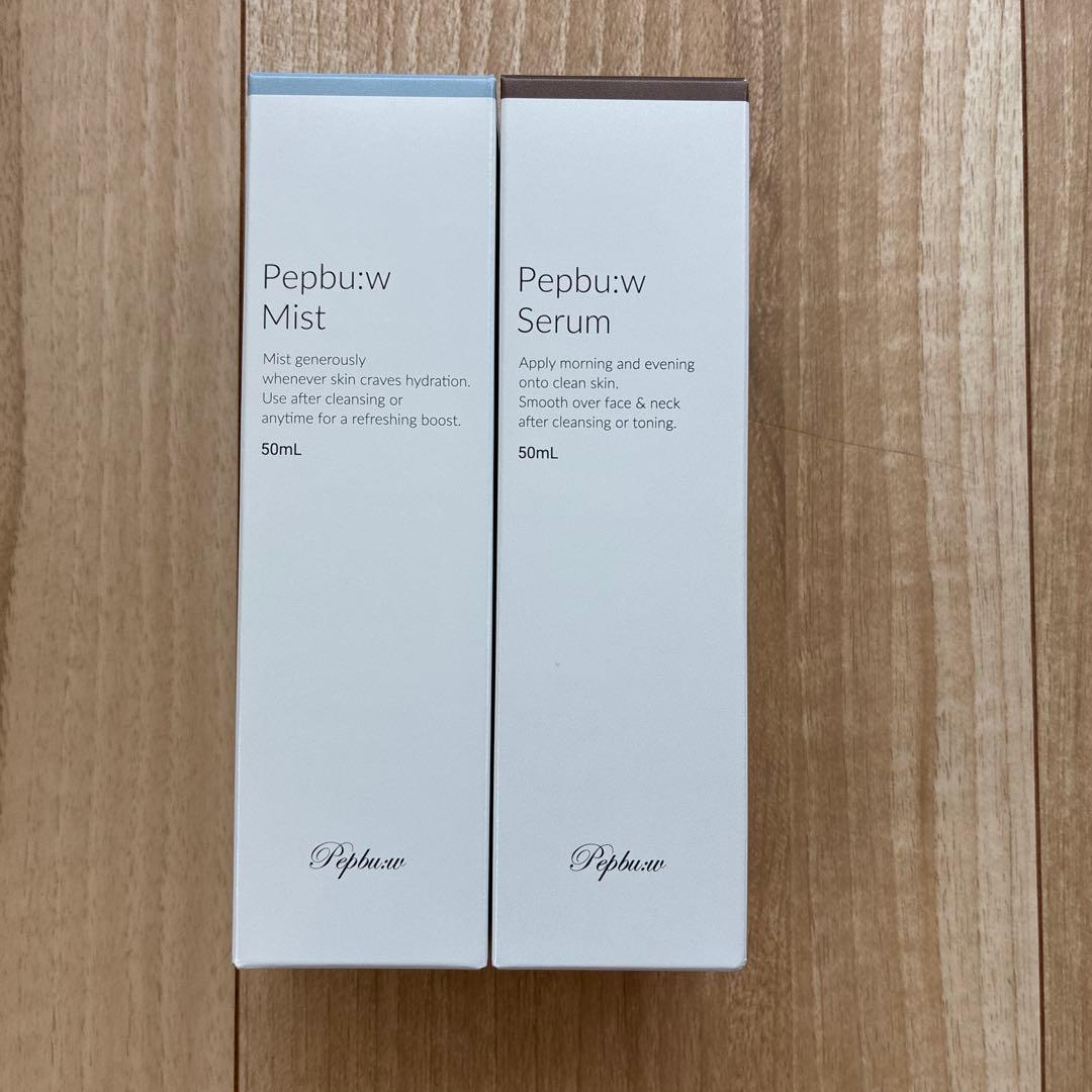 【新品】Pepbu:w ミスト & セラム 50mL セット