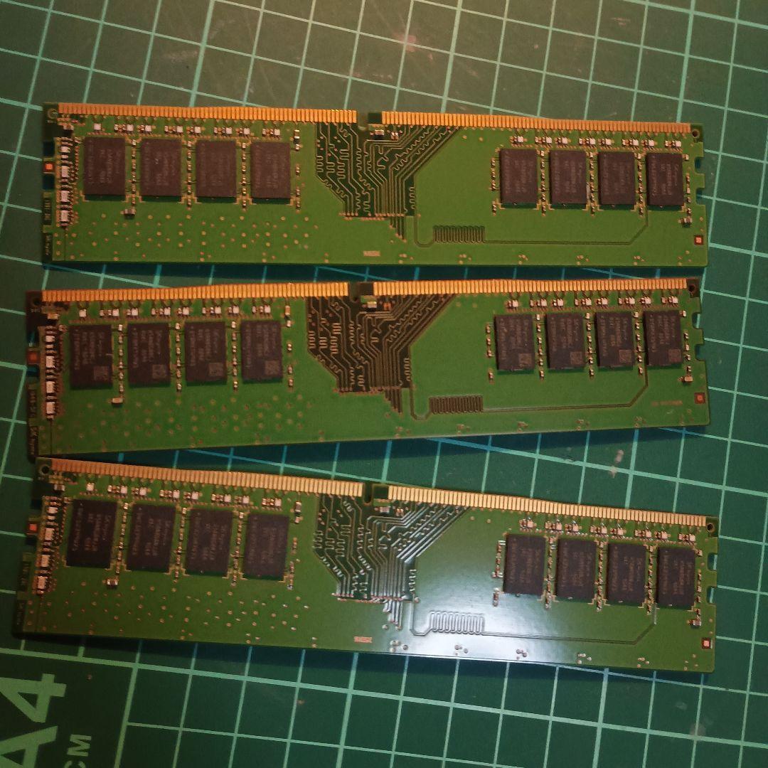 SK hynix 8GB DDR4 メモリ PC4-2666 3枚