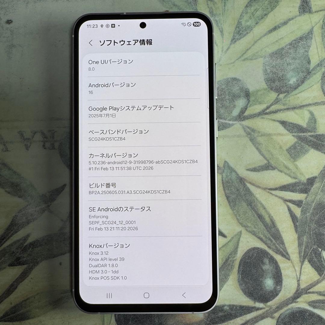 Galaxy S23 FE ミント 256GB SIMフリー