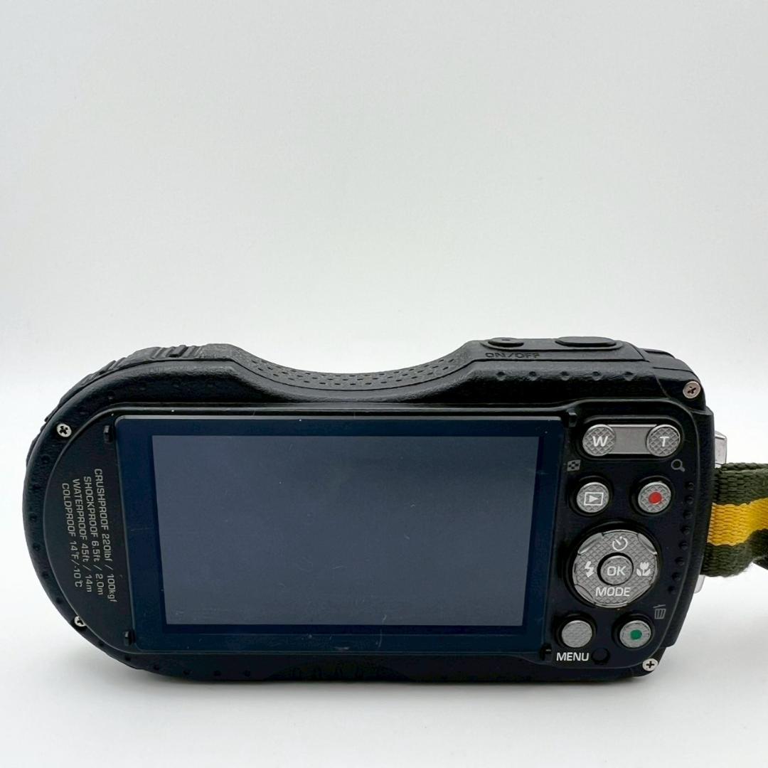 【動作品】PENTAX WG-3 コンデジ ブラック 動作確認済