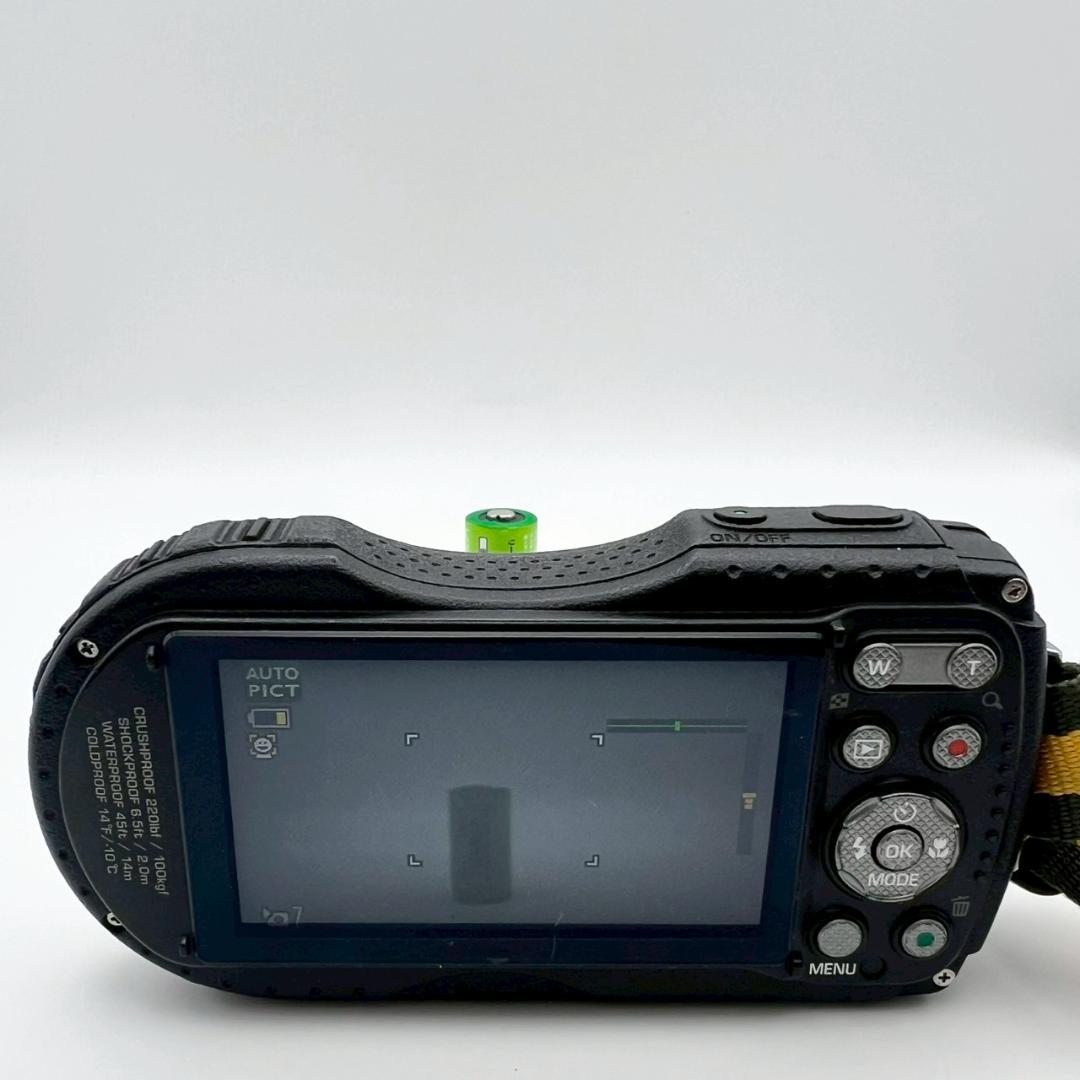 【動作品】PENTAX WG-3 コンデジ ブラック 動作確認済