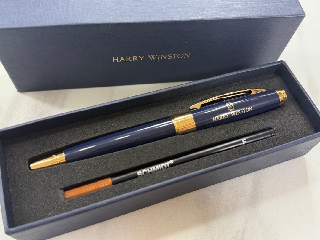 (非売品)HARRY WINSTON/ハリーウィンストン ネイビー ボールペン
