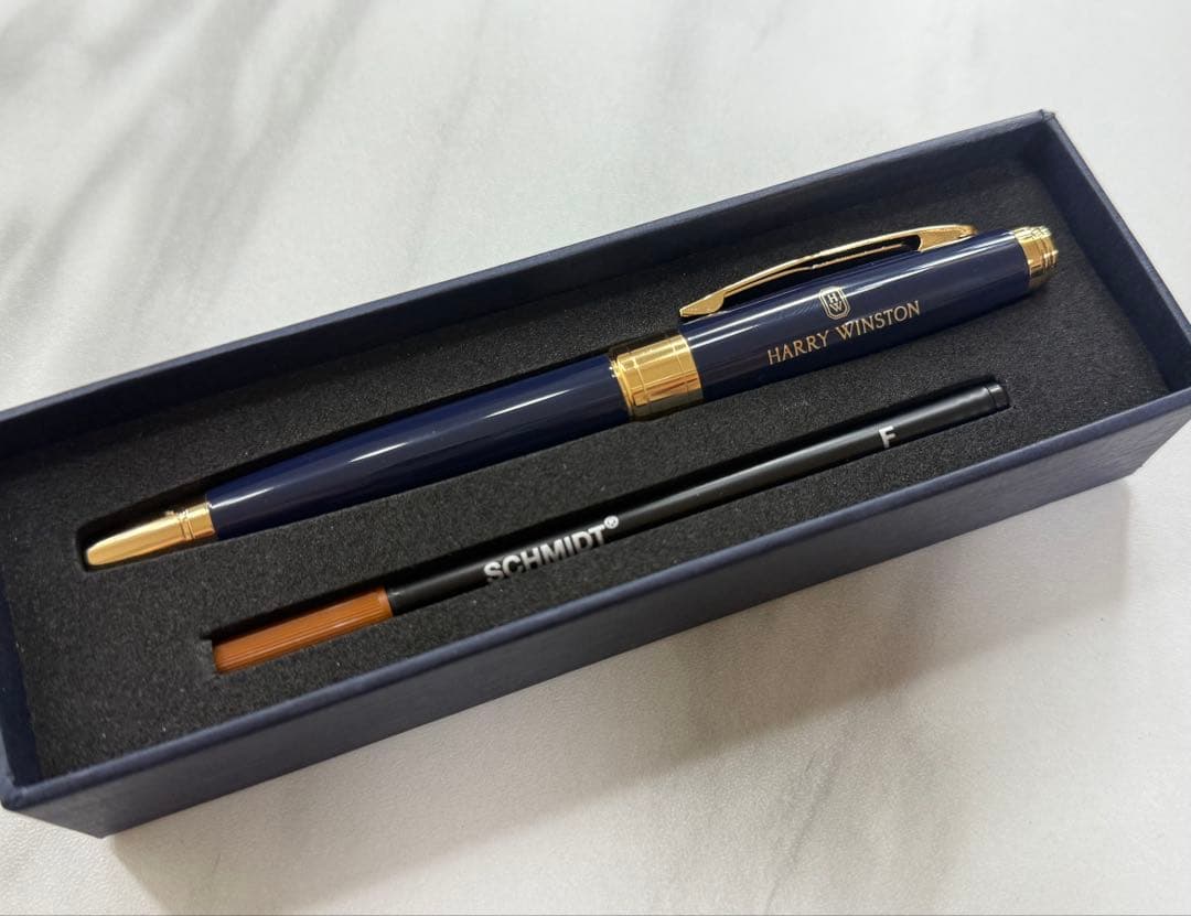 (非売品)HARRY WINSTON/ハリーウィンストン ネイビー ボールペン