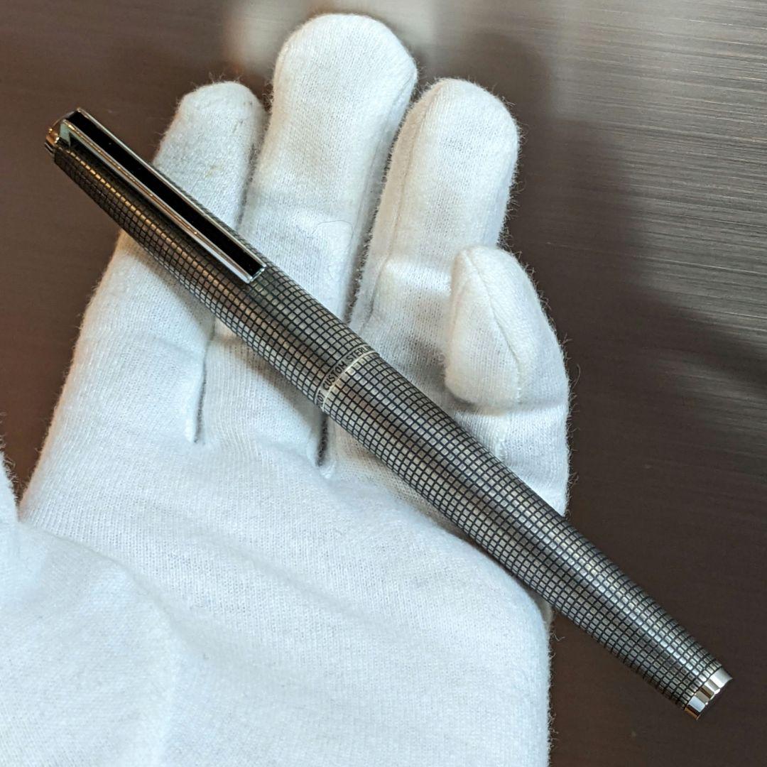 銀製 18KWG PILOT CUSTOM 万年筆 スターリングシルバー軸