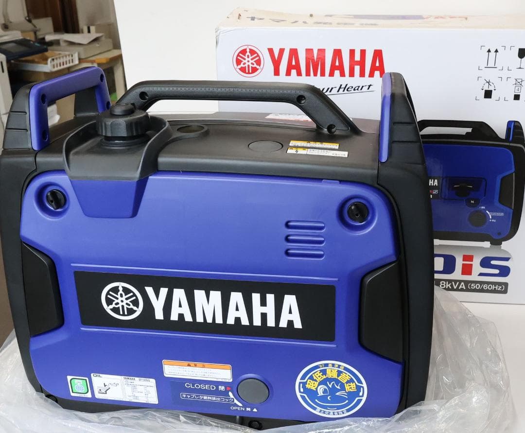 未使用 YAMAHAインバータ発電機 EF1800iS ヤマハ発動機 防災用