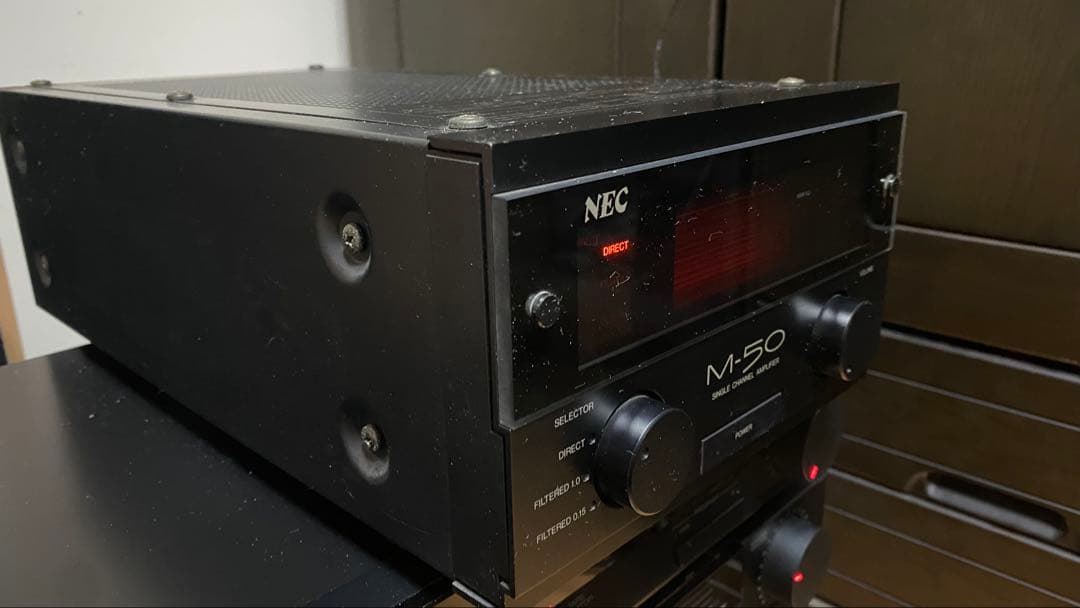NEC M-50 モノラルアンプ(音出し 動作品)