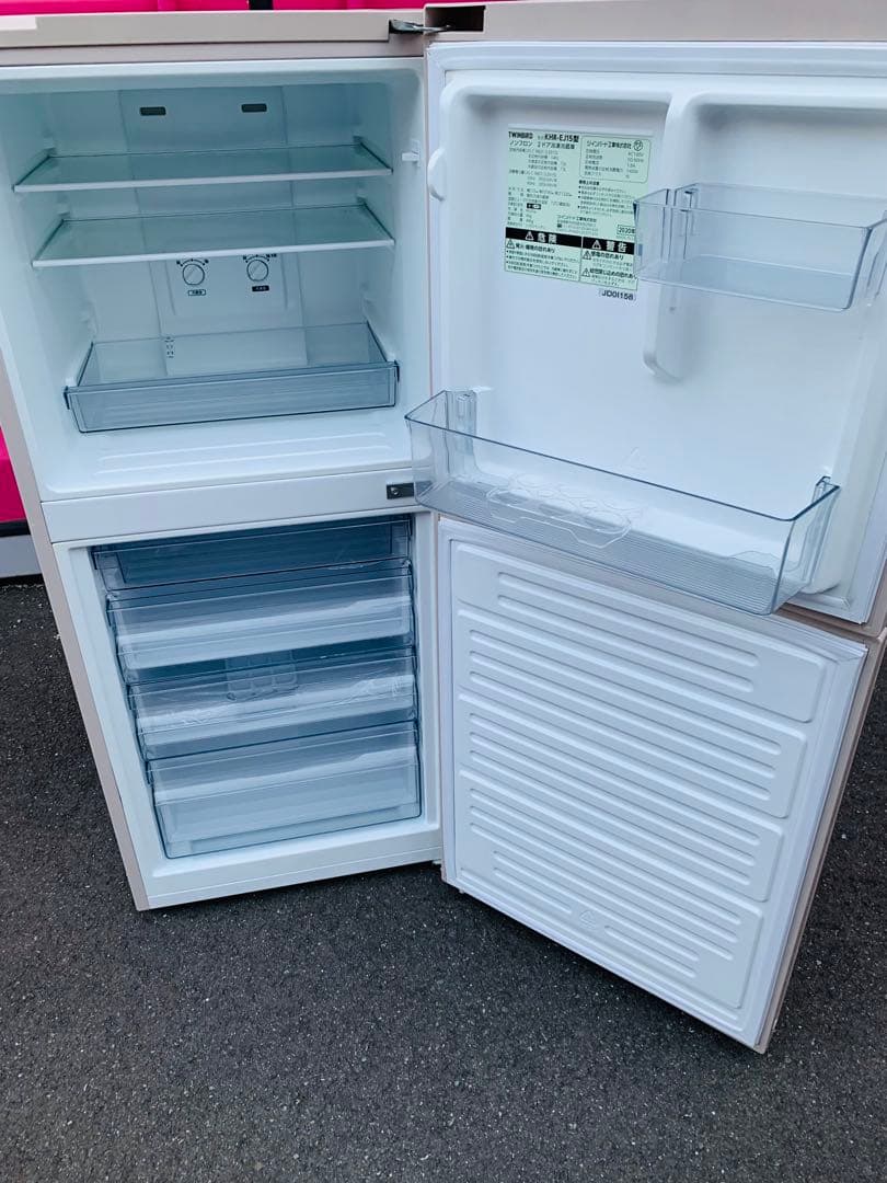 新生活家電セット／TWINBIRD冷蔵庫 146L ✨ハイセンス5.5KG洗濯機