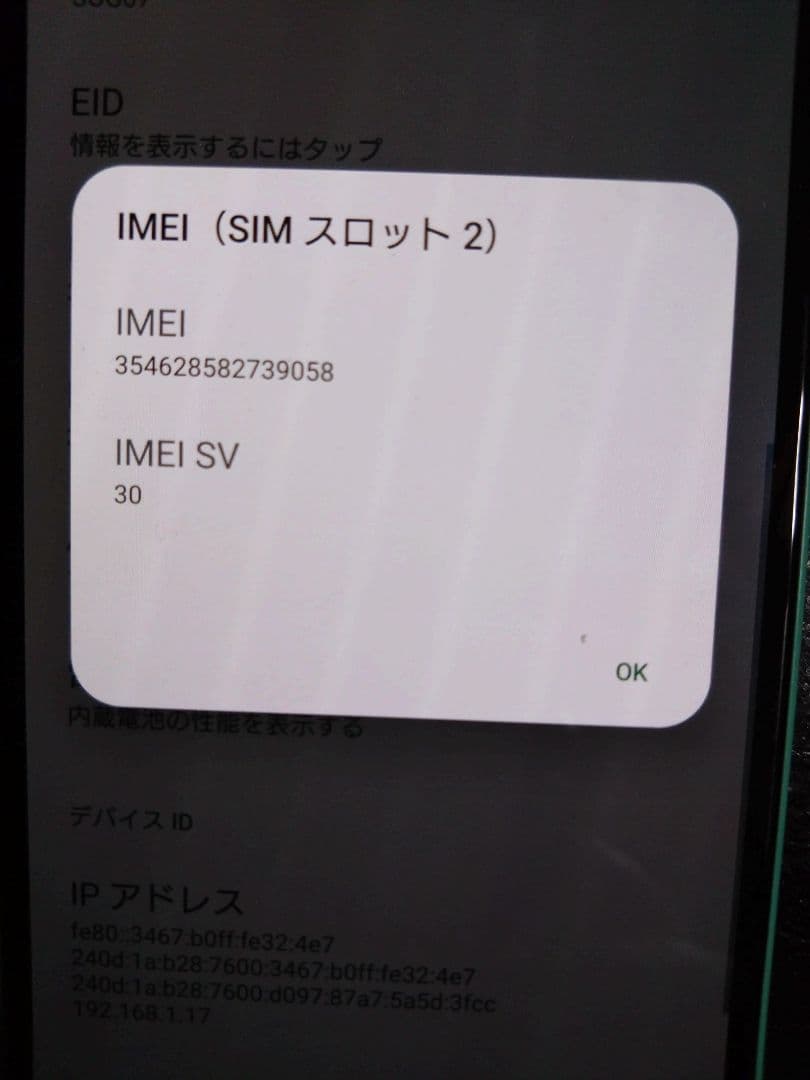 SONY Xperia 10 IV（SOG07）グリーン 本体