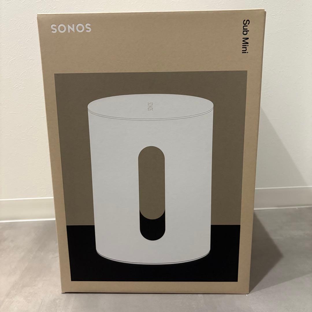 【新品】SONOS Sub Mini ワイヤレスサブウーファー　ホワイト