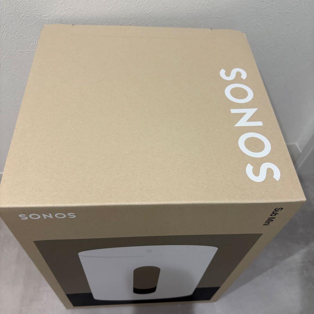 【新品】SONOS Sub Mini ワイヤレスサブウーファー　ホワイト