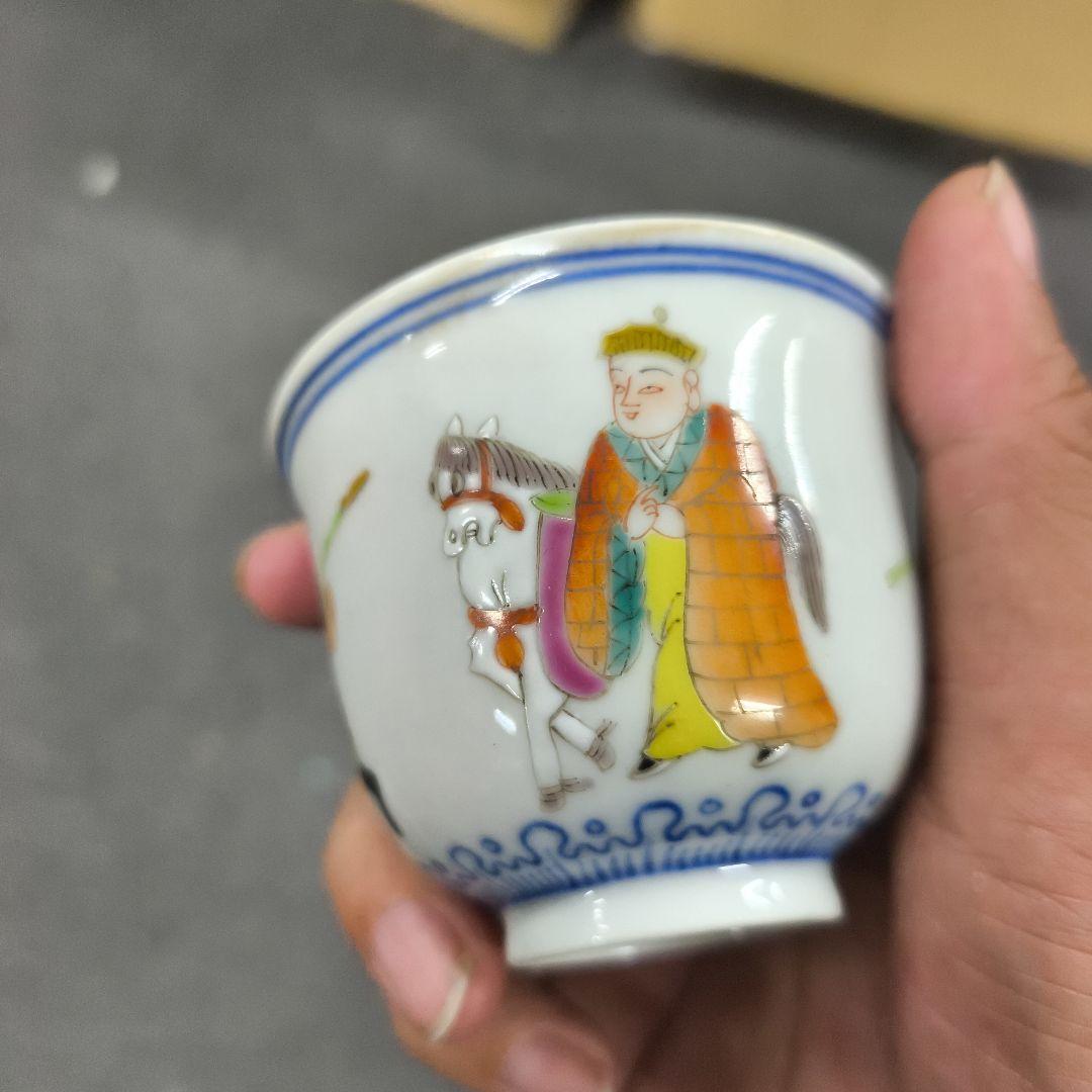 中国美術 時代物 染付 茶碗 古伊万里 古美術 茶碗 茶道具 煎茶道具 唐物