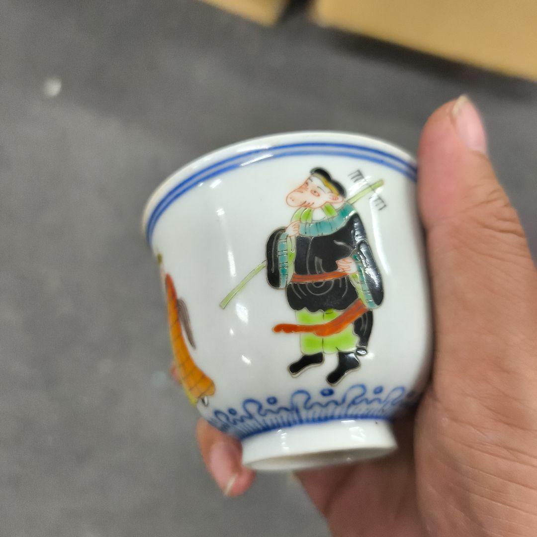 中国美術 時代物 染付 茶碗 古伊万里 古美術 茶碗 茶道具 煎茶道具 唐物