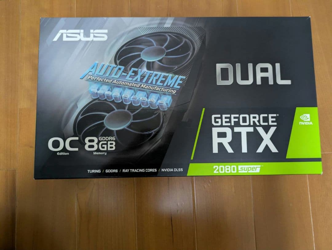 【動作確認済】ASUS GeForce RTX2080SUPER 8GB