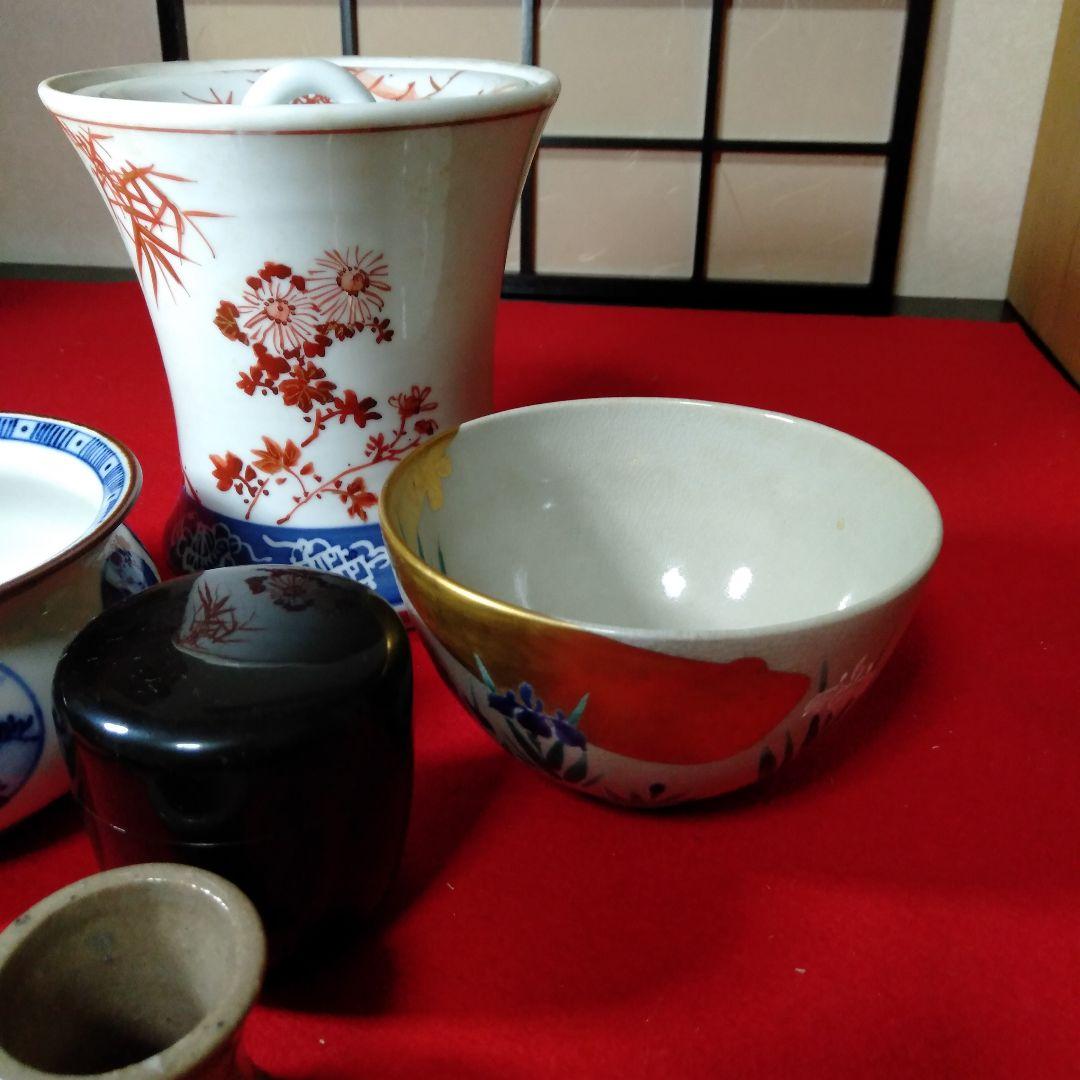 お稽古用　茶道具六点