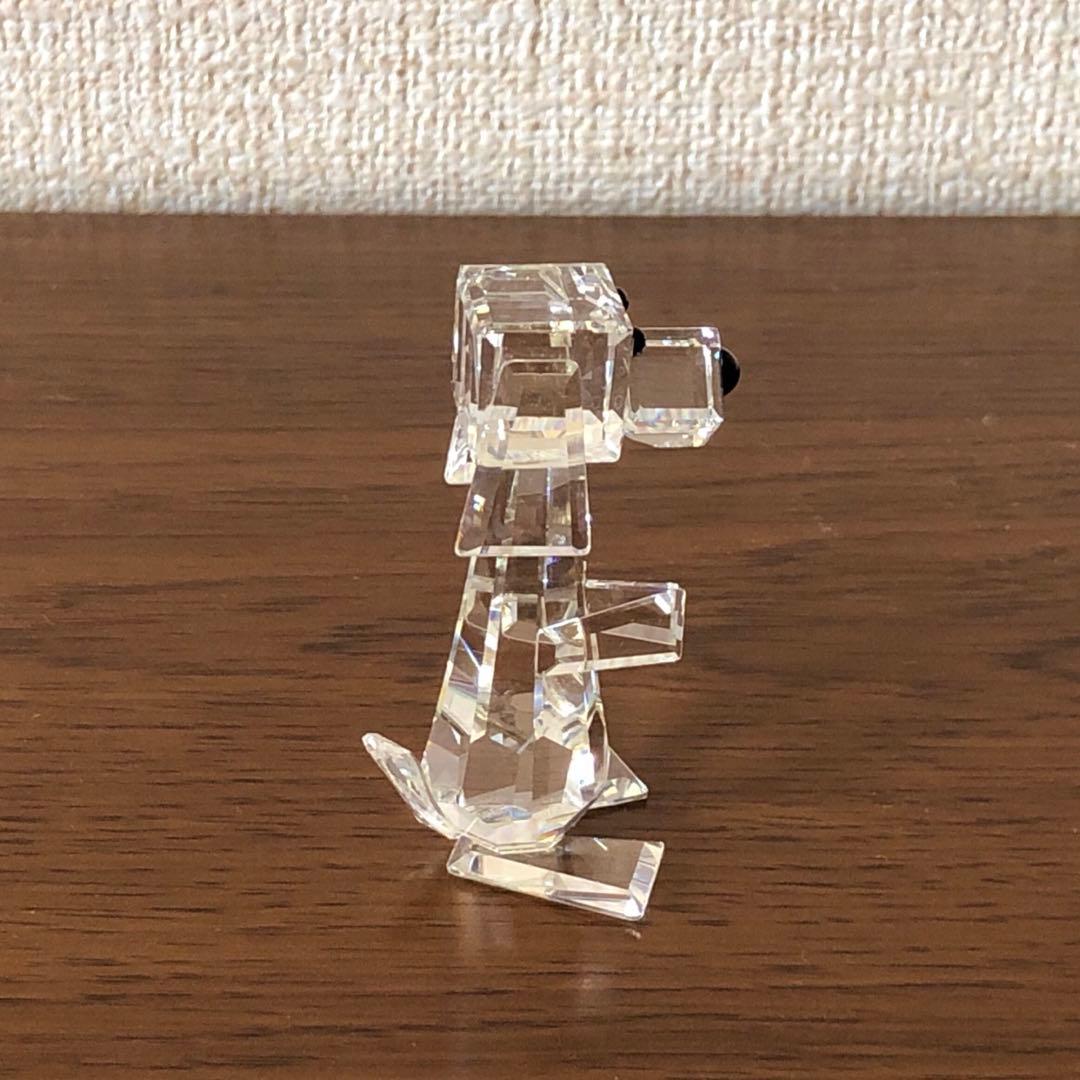 SWALOVSKIスワロフスキー置物「犬」美品