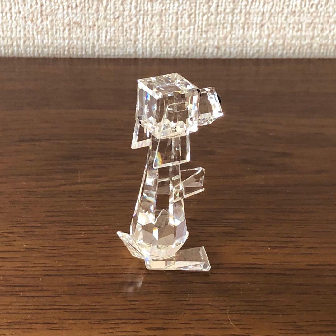 SWALOVSKIスワロフスキー置物「犬」美品