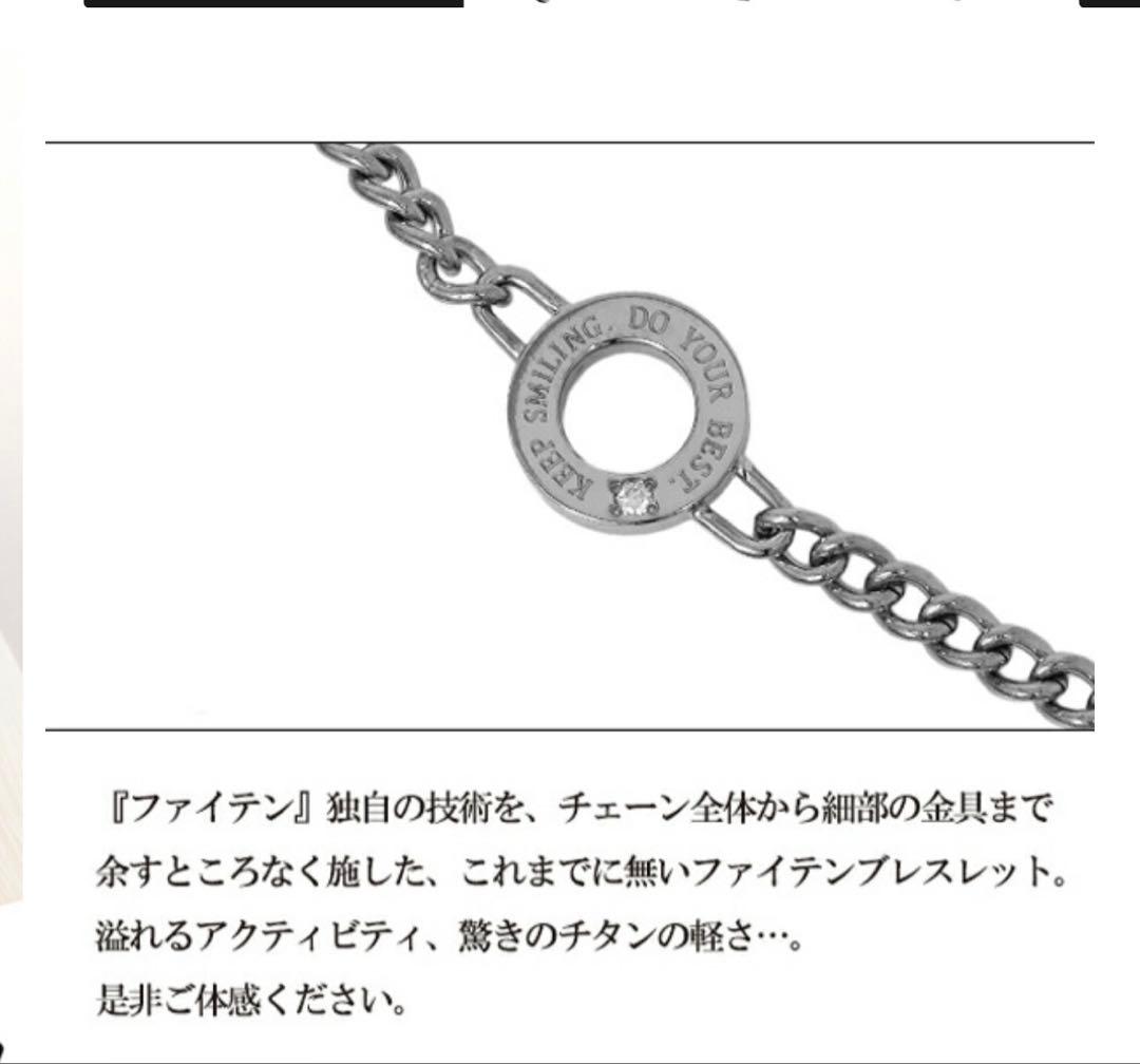 【超美品】Phiten チタンブレスレット