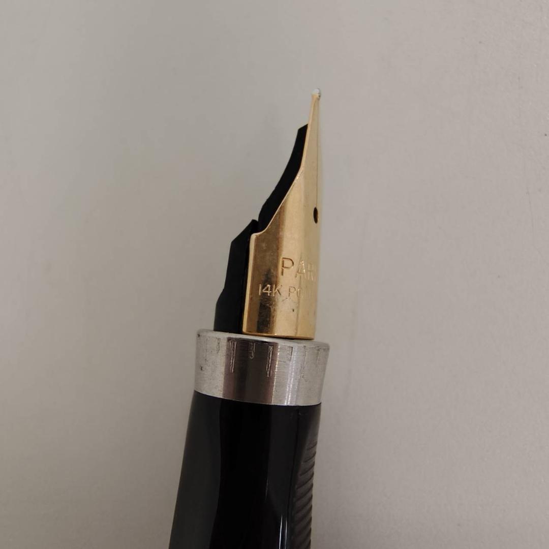 783896/PARKER 万年筆75 スターリングシルバー シズレ 14K