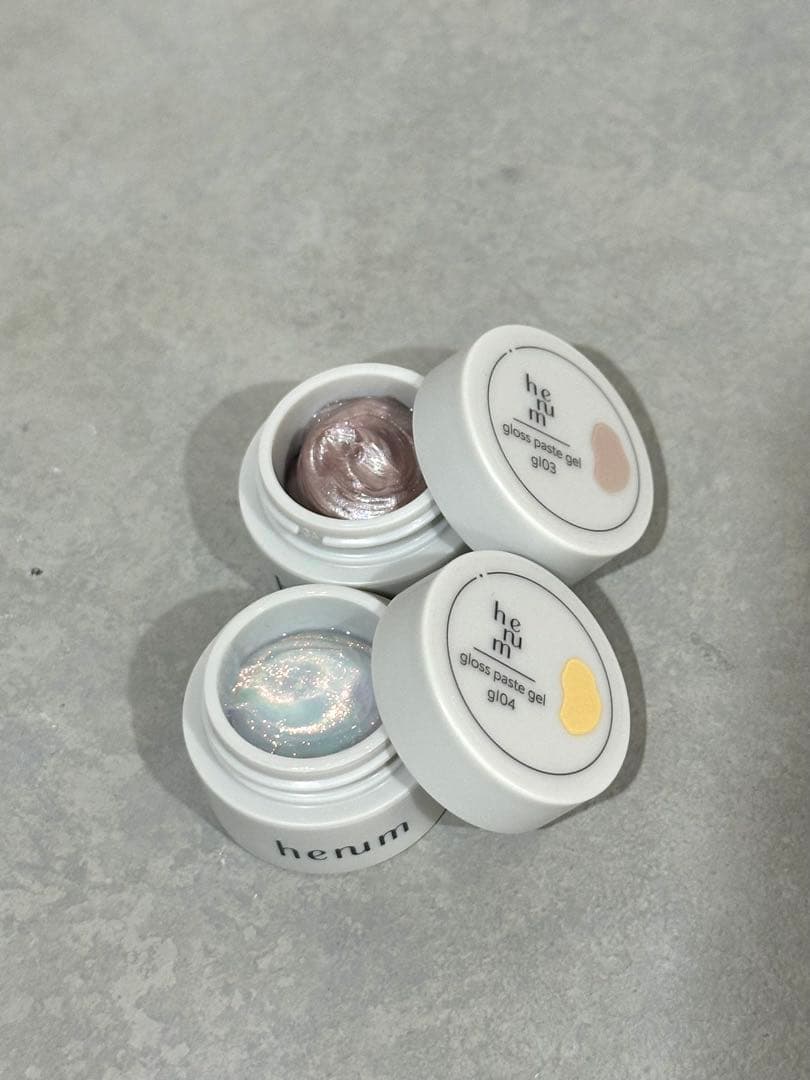 【henum】gloss paste gel 6色セット(特典付き)