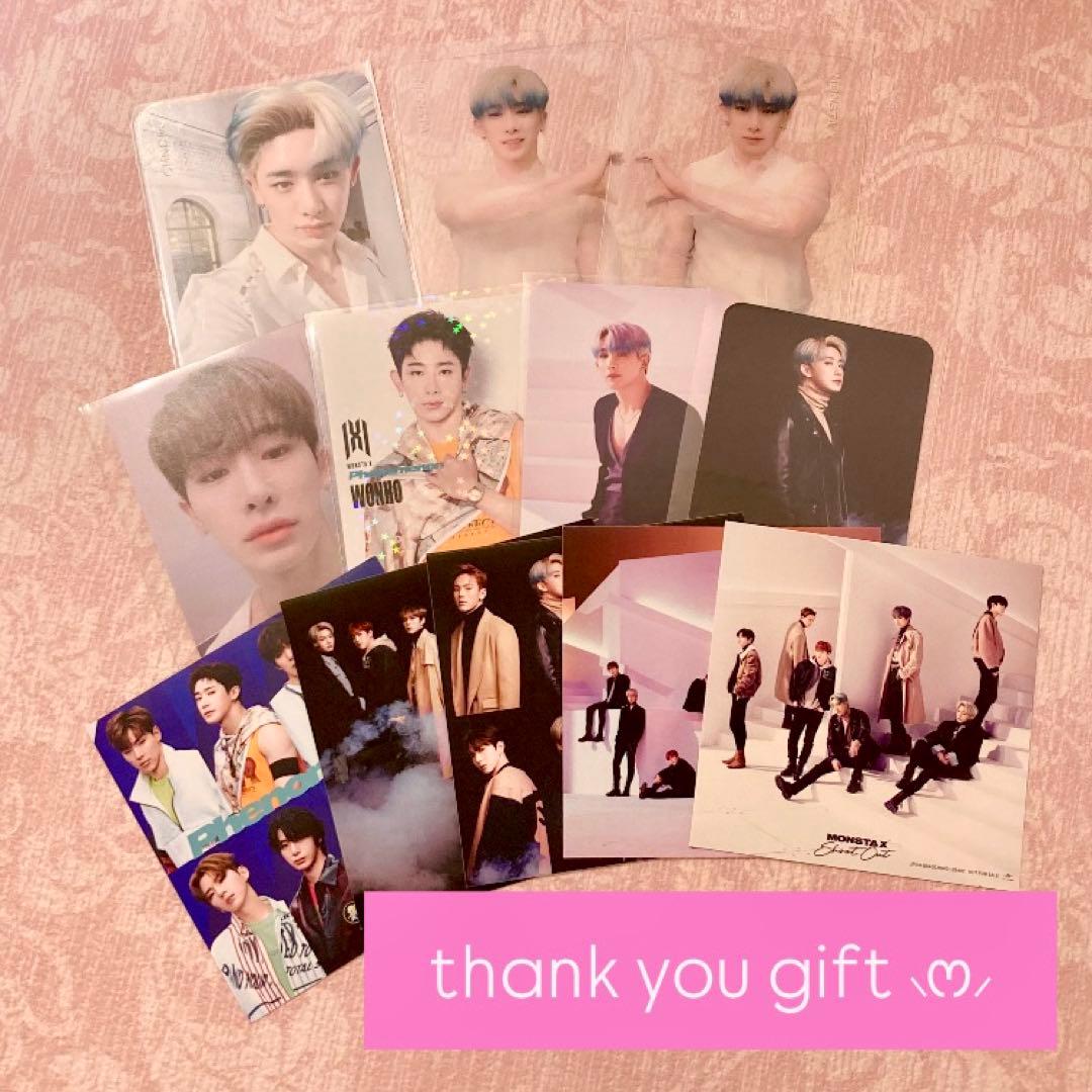 WONHO＊WE ARE HERE＊ウォノ サノク トレカ セット♡おまけ付き♡