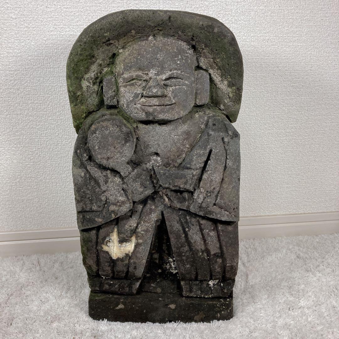 古い田の神様　タノカンサァ　地蔵　石仏　五穀豊穣　レトロ　骨董　アンティーク