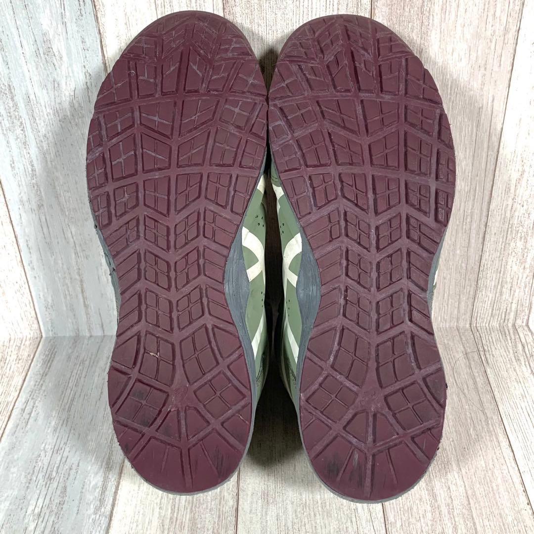 ✨人気✨アシックス asics 安全靴【25】ウィンジョブ モスグリーン