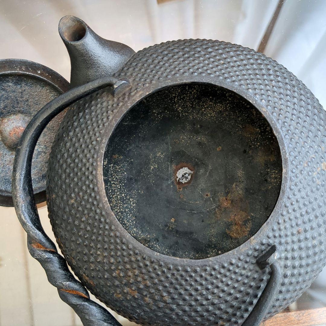 鉄瓶 南部鉄器 茶道 急須 【難あり】【詳細不明】
