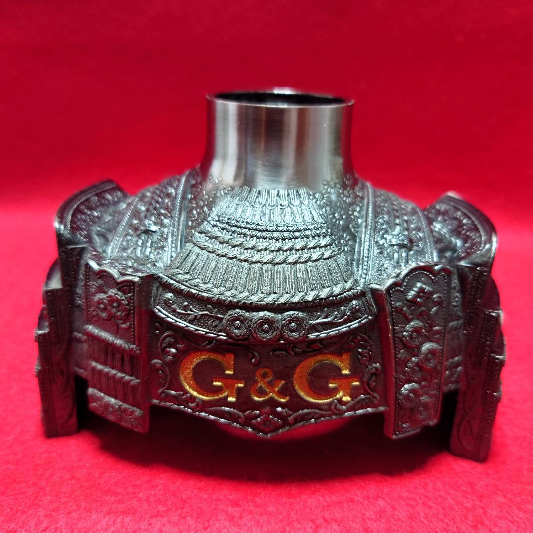 【当時物】ニッカウヰスキー 「G&G」鎧兜 甲冑ボトルカバー【匿名配送】