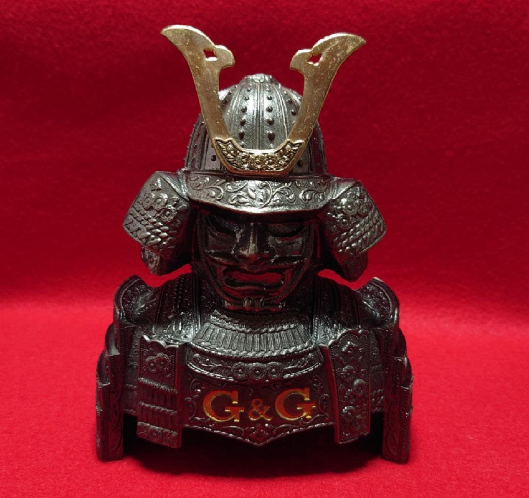 【当時物】ニッカウヰスキー 「G&G」鎧兜 甲冑ボトルカバー【匿名配送】