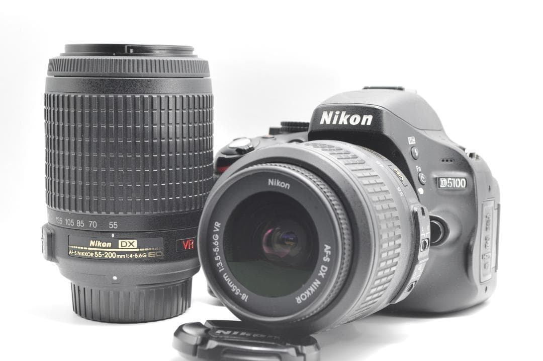 美品✨Nikon D5100✨自撮り ニコン 一眼レフ 望遠レンズ スマホ転送