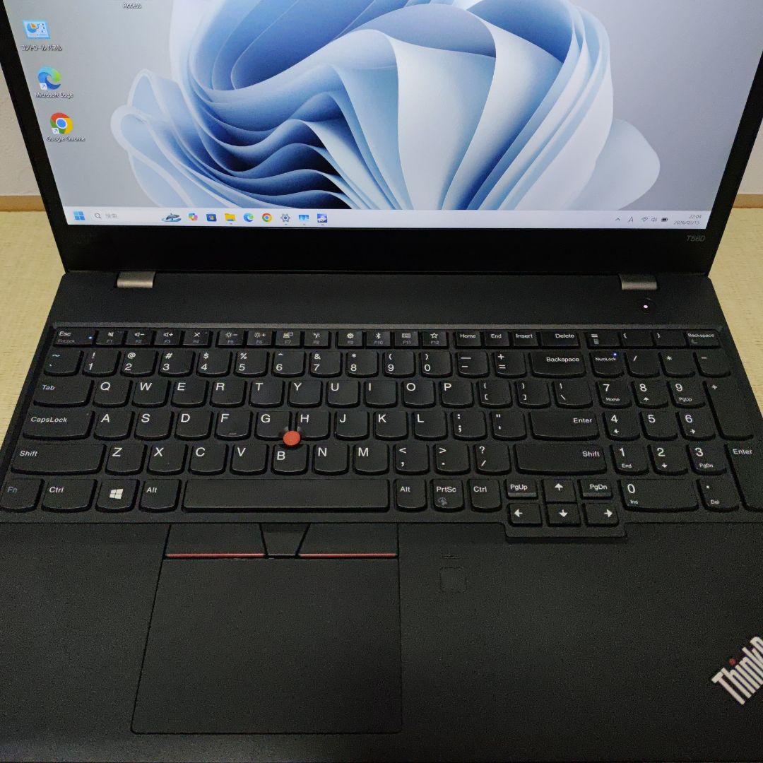Windowsノート本体 ThinkPad T580 512GB+1TB 16GB FHD Office