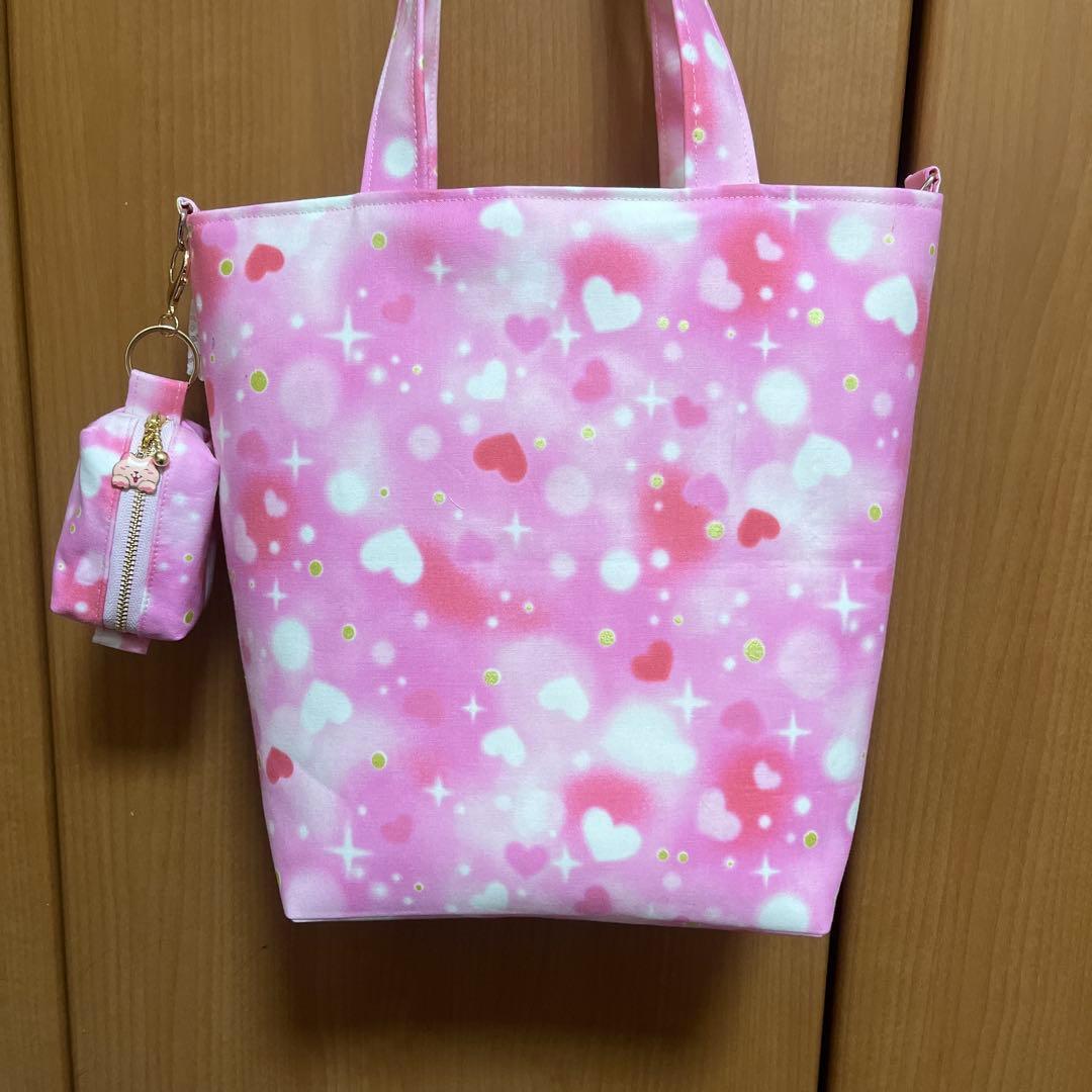 ⑧ やまちゃん 中トートバッグ＆ミニミニポーチ ＆ポーチ2点