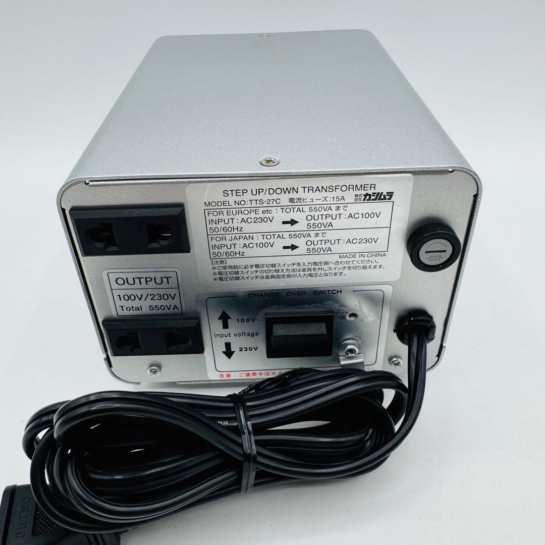 カシムラ Kashimura 海外国内用 変圧器 NTI-27 TTS-27C